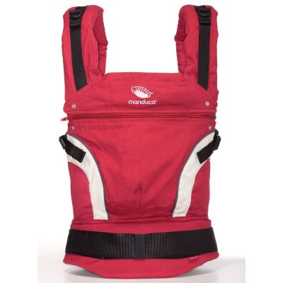 manduca carrier First Red Baby Carrier studio shot Front View