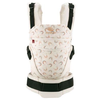 manduca XT Organic Cotton Baby & Toddler Carrier Limited Edition Rainbow Day Front View