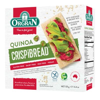 Orgran Multigrain Quinoa CrispiBread 125g