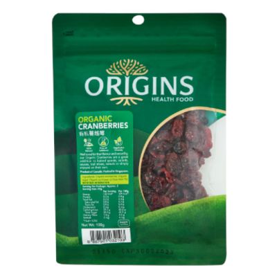 Origins Organic Cranberries 250g