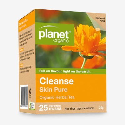 Planet Organic Cleanse Skin Pure Organic Herbal Tea Blend (25 tea bags)