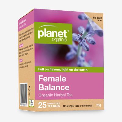 Planet Organic Female Balance Herbal Tea Blend (25 bags)