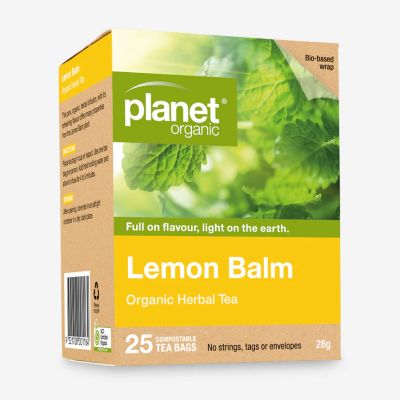 Planet Organic Lemon Balm Herbal Tea (25 bags)