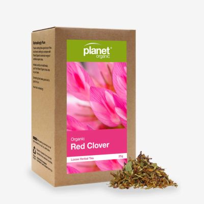 Planet Organic Red Clover Loose Herbal Tea 25g