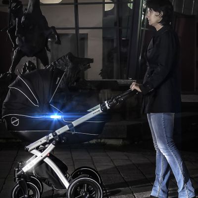 Reer LightReflex Reflective Stickers (53108) improves visibility of your stroller at night