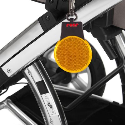 Reer SeeMe LED Security light (53125) hangs easily on your stroller to improve visibility of your stroller at night