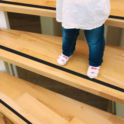 Reer Self Adhesive Anti Slip Strips 5m (80135) helps to prevent slipping accidents at stairs