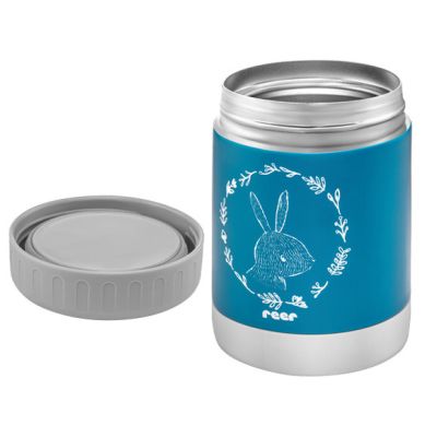 Reer ColourDesign Stainless Steel Thermal Food Container 350ml Petrol Blue