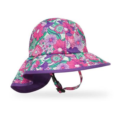 Sunday Afternoons UPF50+ Kids Play Hat Flower Garden Baby Size