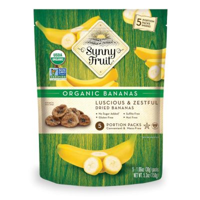 Sunny Fruit Organic Dried Bananas 5x30g