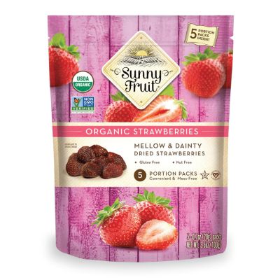 Sunny Fruit Organic Dried Strawberries 5x20g