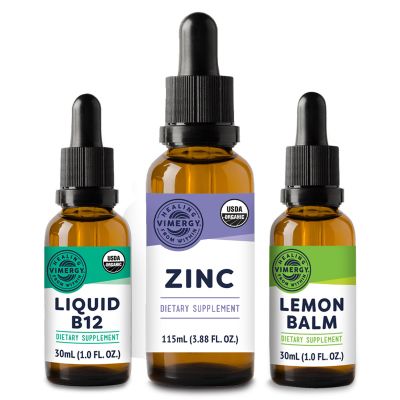 Vimergy Value Bundle Liquid Immunity with Zinc, B12 & Lemon Balm