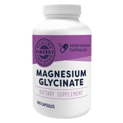 Vimergy Magnesium Glycinate 180 Capsules front view