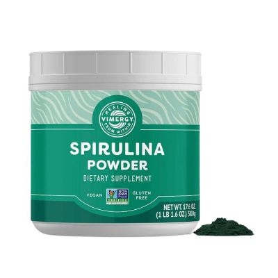 Vimergy USA Grown Spirulina Powder 500g front view