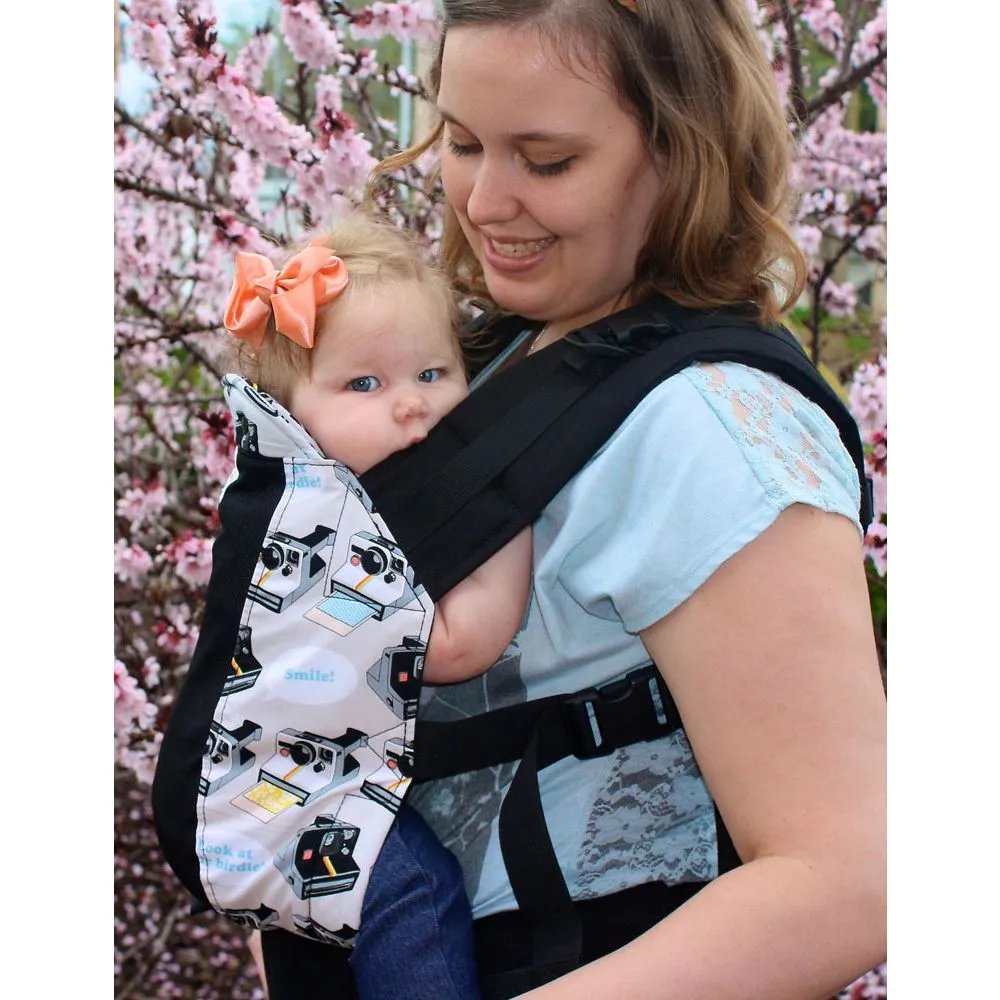 Kinderpack Toddler Carrier Say Cheese with Koolnit Standard Size Straps