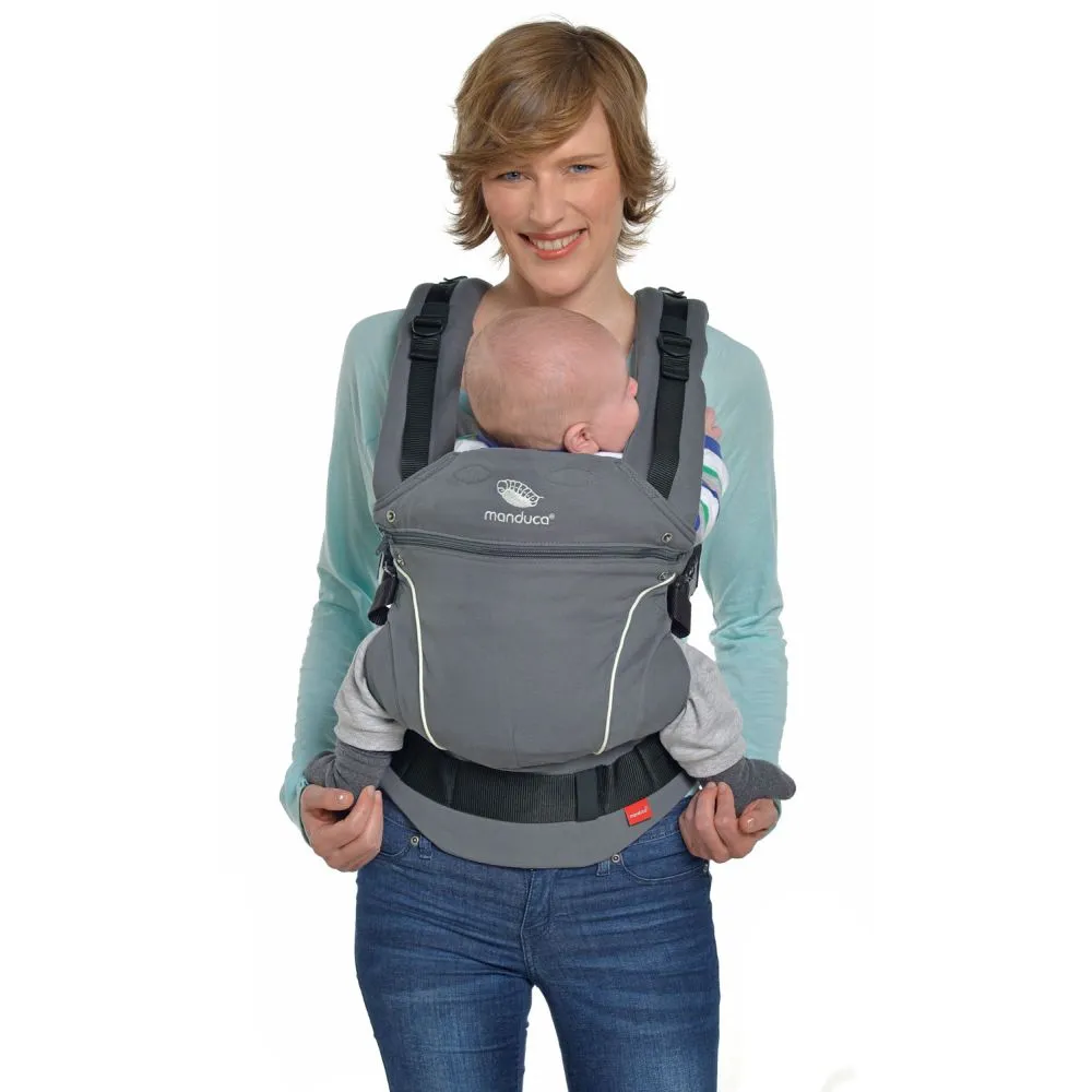 manduca First PureCotton DarkGrey Baby Carrier