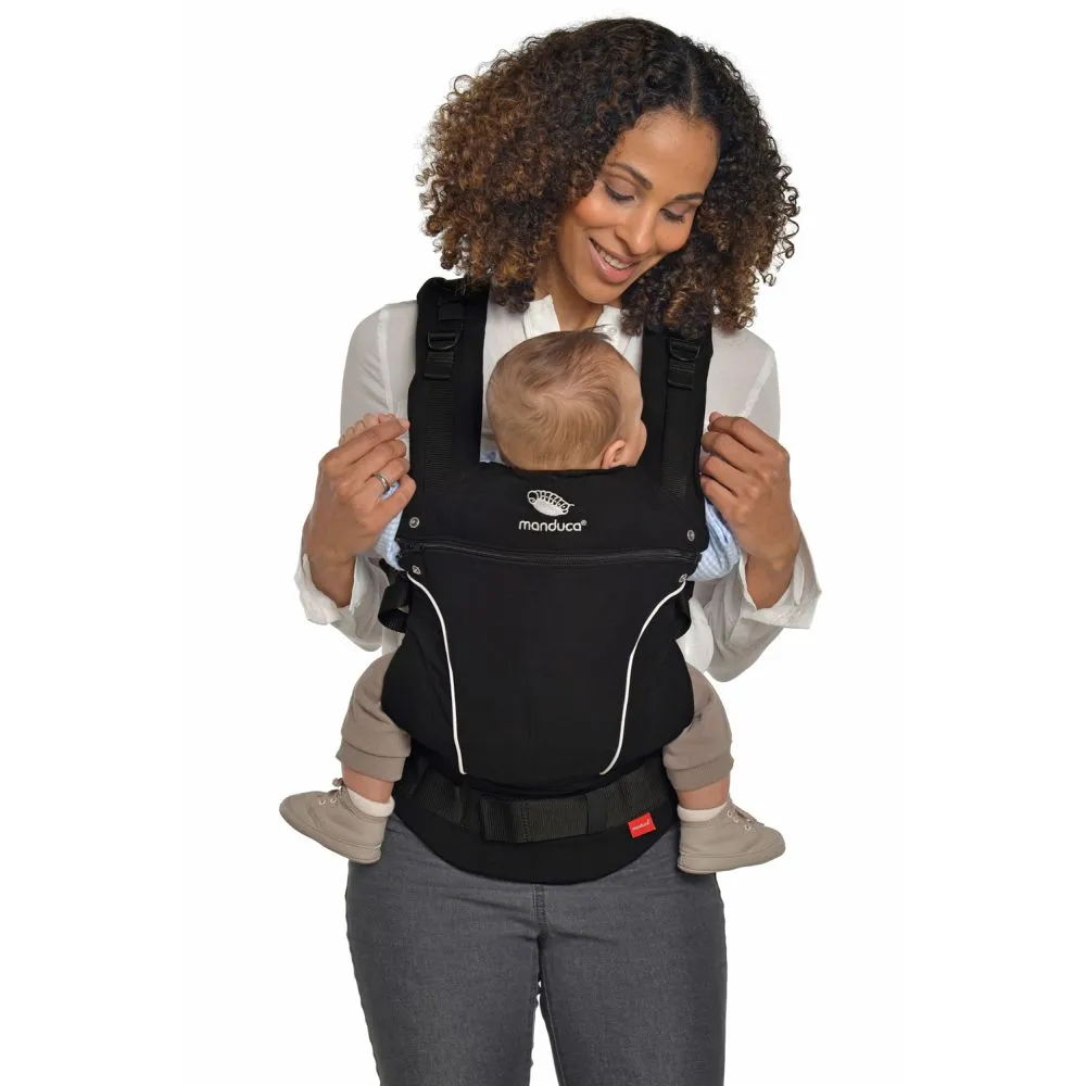 manduca First baby toddler carrier PureCotton Night Black