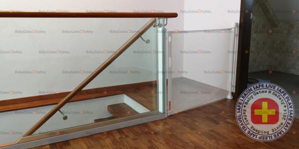Stairway with Glass Railing