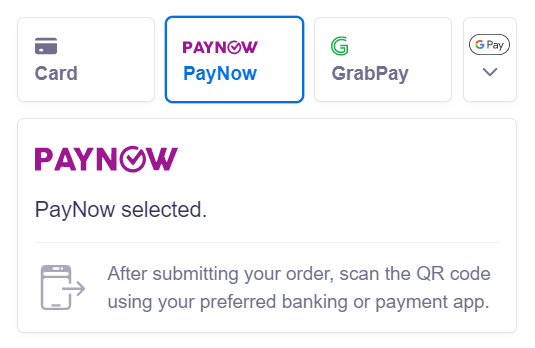 Payment with PayNow using Stripe
