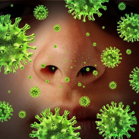 Airborne germs and viruses can enter the body when we breathe
