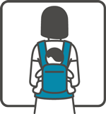Manduca Baby Carrier can be used for backpack carry position