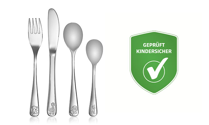 Reer Growing Stainless Steel Children Cutlery Safety Tested